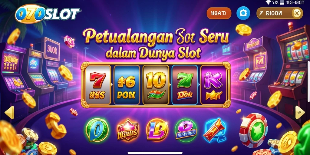 Tampilan menarik dari gameplay 070SLOT di dunia petualangan slot.