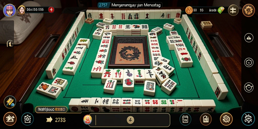 Tampilan gameplay Mahjong dari 2757 yang penuh tantangan dan keseruan.