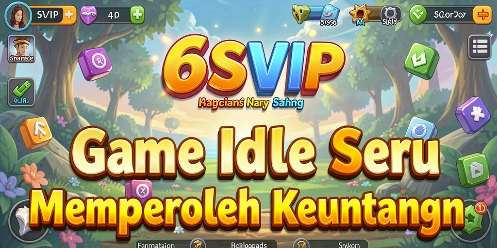 Tampilan gameplay 6SVIP yang menarik dengan karakter unik dan misi seru.