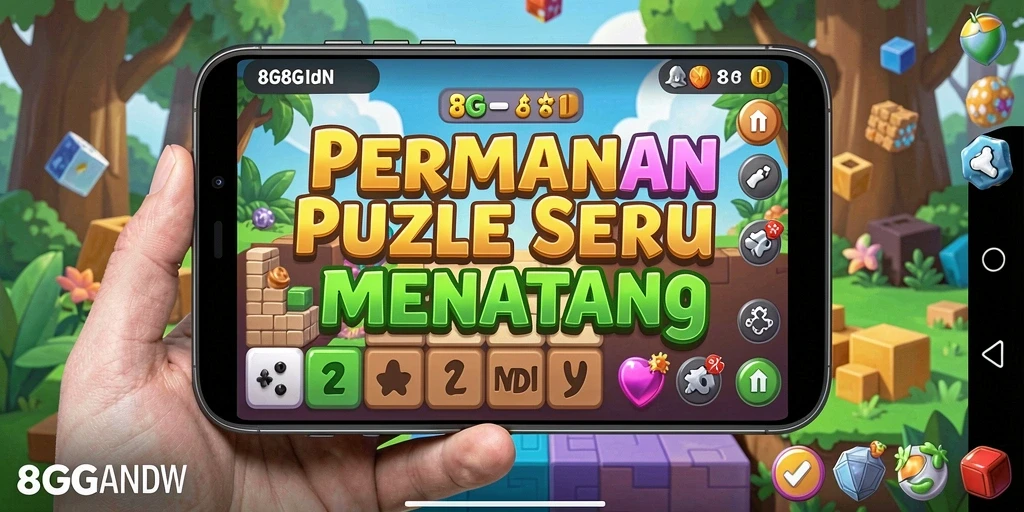 Tampilan menarik dari gameplay <strong>8G8G</strong> yang menyajikan tantangan Puzzle.