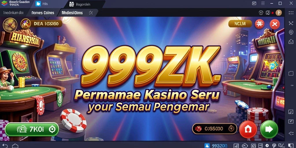 Gameplay seru dan menegangkan dari 999ZK di kasino.