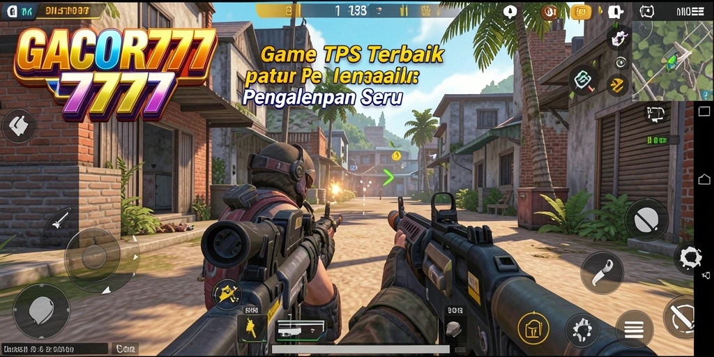 Screenshot menunjukkan aksi seru dalam gameplay TPS GACOR777.