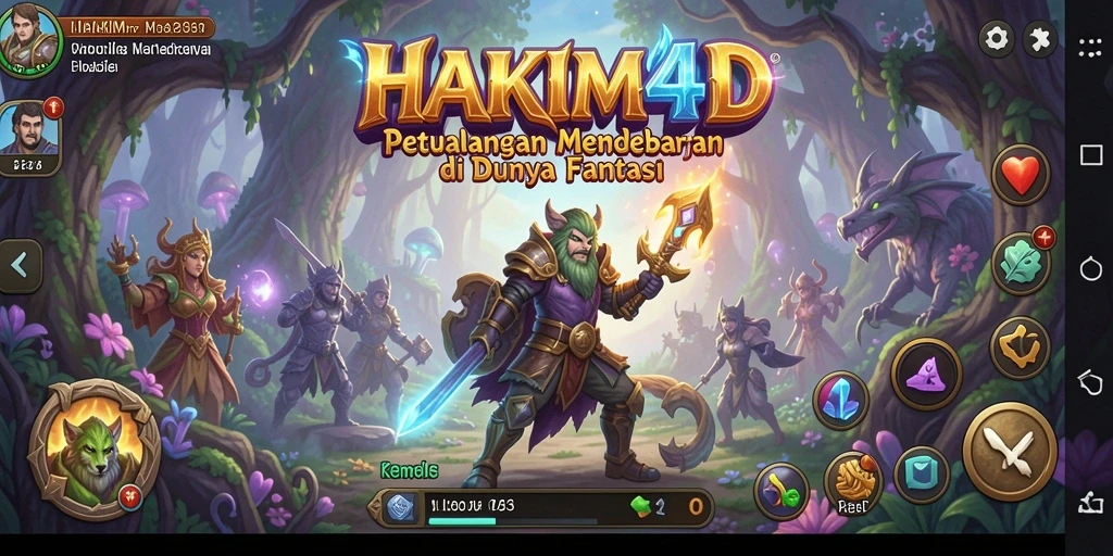 Tampilan gameplay HAKIM4D dengan pemandangan menakjubkan.