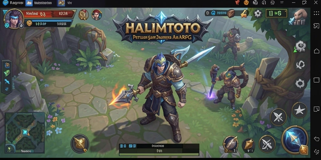 Tampilan menarik dari gameplay <strong>HALIMTOTO</strong> yang penuh aksi dan strategi.