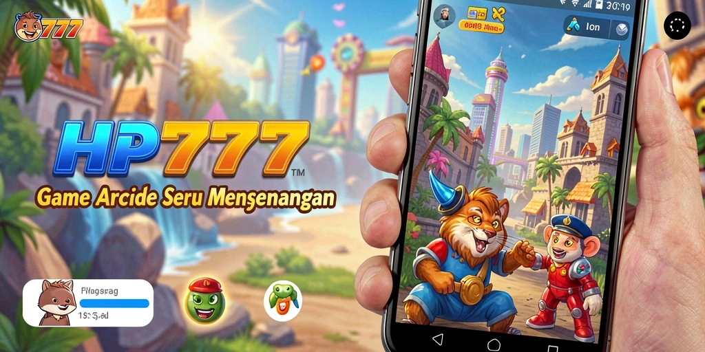 Tampilan gameplay seru dalam HP777 yang memikat dan menantang.
