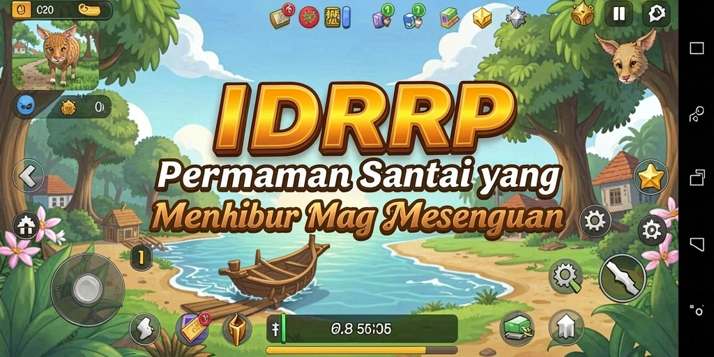 Screenshot utama IDRRP menampilkan gameplay yang menarik dan menyenangkan.