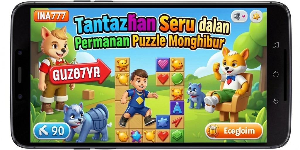 Screenshot gameplay INA777 menampilkan pengalaman puzzle yang menarik dan seru.
