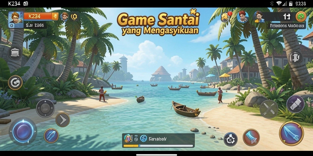 Tampilan gameplay K234 yang menarik dan penuh warna.