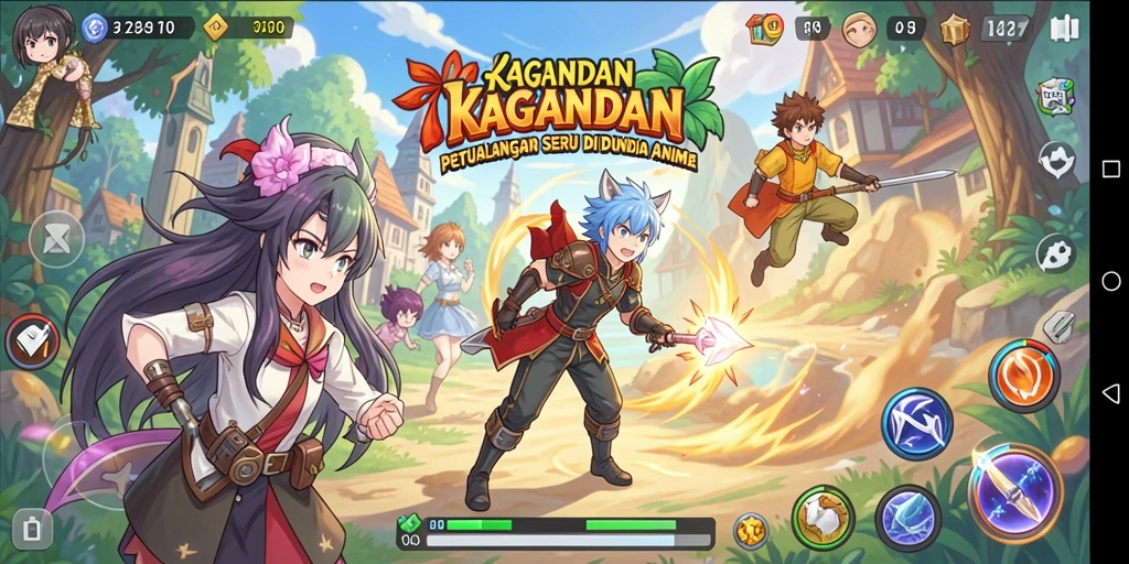 Gameplay KAGANDAN yang memikat dengan karakter anime.