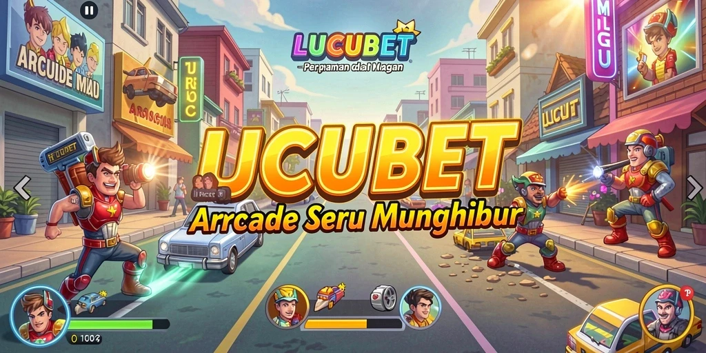 Tampilan gameplay LUCUBET yang seru dan penuh warna.