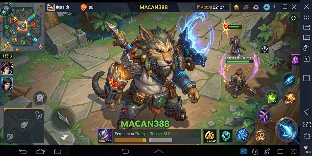 Tampilan menarik dari gameplay SLG penuh strategi.