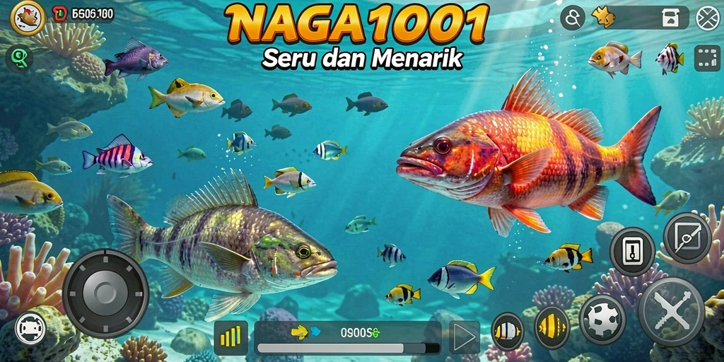Gameplay NAGA1001 yang seru dan menarik di layar.
