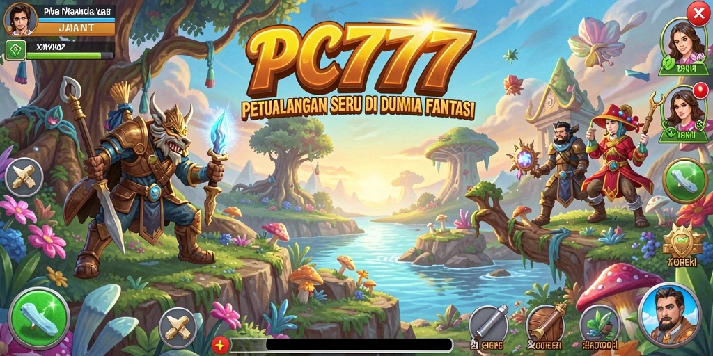 Tampilan gameplay PC777 yang penuh aksi dan eksplorasi.