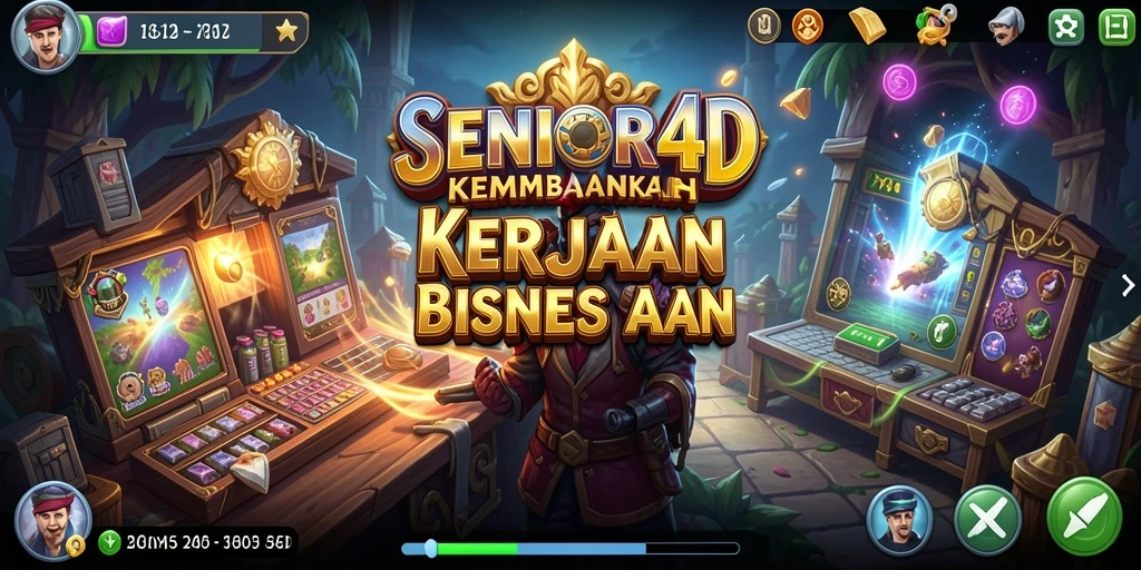 Tampilan menarik dari gameplay Tycoon SENIOR4D.