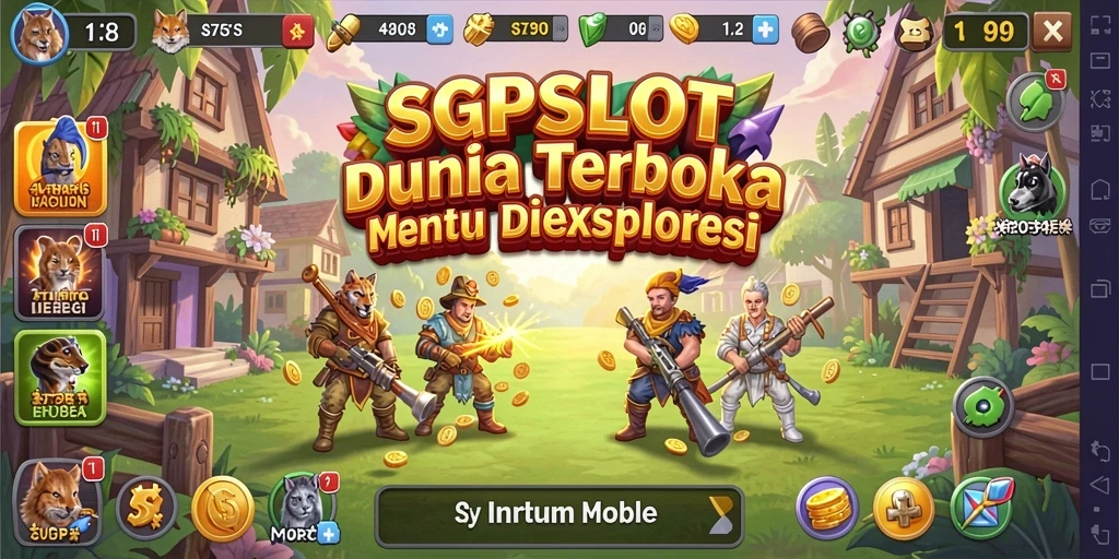 Screenshot gameplay SGPSLOT menampilkan eksplorasi dunia terbuka yang menarik.