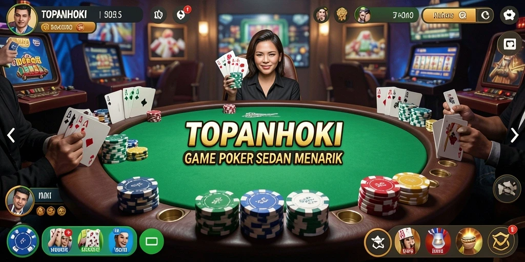 Tangkapan layar utama dari gameplay seru TOPANHOKI.